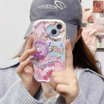 Wave Shape pehme &uuml;mbris iPhone'ile Vivo Y35 Y02 Realme C55 C53 11 Tecno Spark 10C Samsung S23 Ultra A53 Redmi Note 12 Note 11 Pro TPU kate Infinix HOT 30 play