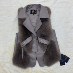 S&uuml;gis-talvine uus butiik kunstrebasesulgis vest, Korea versiooni lapitehnika naiste vest S