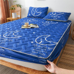 Paks voodikate Voodikatted Voodimadratsi kate Libisemiskindel voodikaitse kate k&otilde;ikeh&otilde;lmava elastse voodilinaga, paigaldatud lina ilma padjap&uuml;&uuml;rita 150x200cm Only A Sheet