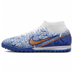 Nike Zoom Mercurial Superfly 9 Academy CR7 TF Azulejo Meeste tossud Sinine Valge Concord DQ5320-182 41