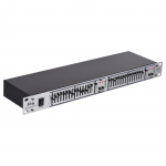 Btuty EQ-215 kahe kanaliga 15-ribaline ekvalaiser 1U rack Mount 2-kanaliline stereo graafiline ekvalaiser US Plug must