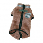 Lemmikloomariided Mugav koerte talvine t&otilde;mblukuga kombinesoon Kergesti kantav kassi kombinesoon Lemmikloomatarbed S khaki