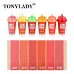 TONYLADY Cup huulel&auml;ige kauakestev Nourishing The Cup, No Color huuleglasuur mitmev&auml;rviline kombinatsioon Niche Matte Fog huulepulk 6pcs