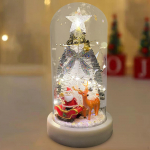 LED-lauaj&otilde;ulupuu mini koos heleda kaunistusega t&ouml;&ouml;lauale