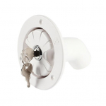 Kummist lukustatav lekkekindel v&auml;rske vee sisselaskeava haagissuvila haagissuvila tarvik valge