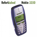 Renoveeritud Nokia originaal Nokia 3350 mobiiltelefon Simple Set sinine