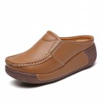 Naiste Mugavad Ema Sussid &Otilde;&otilde;nes V&auml;ljal&otilde;ikega Mitmek&uuml;lgsed Raputussussid Paksu Tallaga Matsuke Baotou Poolikud Sussid 42 hispaania oranž v&auml;rv