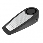 Ukse stopperi alarm koos kaasaskantava lukuga 125dB libisemisvastane esiukse kaitse kummist turvaukse kiil kodureisiks must