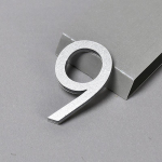 1 tk isekleepuv akr&uuml;&uuml;lpostkasti sildi ukse number maja aadressi kleebis plaadi aadressitahvel 5x3.3cm