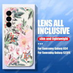 V&auml;rviline silikoonkest Samsung S24 S23 Ultra S23Fe A14 A34 5G A24 A54 Soft Full Pack Protector Lilleprindiga &uuml;mbrise kate iPhone 15 Pro jaoks 14 13 11 Samsung S24