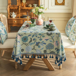 Ameerika stiilis laudlina &uuml;marlaud s&uuml;nnip&auml;evapidu ristk&uuml;likukujulised ruudukujulised taimed, prinditud diivanilaua kate S&uuml;ndmuse sisekujundus Turntable-70cm