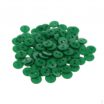 100 Candy color two-Holes Round Resin Button for Sewing Craft Scrapbook 1cm - Green