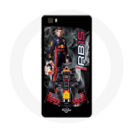 Huawei P8 vormel 1 Max Verstappen F1 Driver Red Bull 15 &uuml;mbris