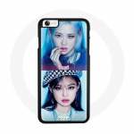 Coque pour Iphone 4 Blackpink Groupe K-pop Filles Jennie et Ros&eacute; Lovesick girls poster the album