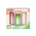 Huulepalsamikomplekt V&auml;rvitu Fade Huulejooned Toitev Mitterasvane Niisutav Niisutav Huulepalsam 3pcs/box