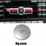 Car Volume ON Buttons Cover Stickers Trim For Mercedes Benz A B C ML CLS class W204 GLK X204 E class W212 B class 2011-2014