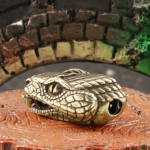 Brass Snake Bead ripats v&otilde;tmehoidja amuletid DIY aksessuaarid Paracordi amulett k&auml;ev&otilde;ru kudumiseks