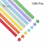 1350/360/520 tk V&auml;rvilised origami t&auml;he paberiribad &uuml;hev&auml;rvilised isetegemine k&auml;sit&ouml;&ouml; kaunistused kingitused lasteaia &otilde;ppematerjalid F