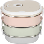 Termiline Bento L&otilde;unakarp Roostevabast Terasest Soojusisolatsiooniga, 1-3 Kihti Toidun&otilde;usid Lastele T&auml;iskasvanutele &Otilde;pilastele Lastele Toidu Pakkimiseks Sobiv