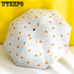 T&auml;iskasvanutele m&otilde;eldud vihmavari, meeste ja naiste vihmavari, kokkupandav p&auml;ikesevari, must kummist p&auml;ikesekaitsekreem p&auml;ikesevarju UV-kaitse Pack of 1 valge