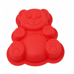 3D karu koogivorm silikoon-želee fondant-k&uuml;psisevormi magustoiduvorm punane