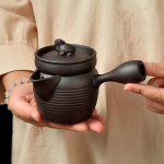 260 ml keraamiline teekann ja Hiina traditsioonilised veekeetjad v&auml;litingimustes must