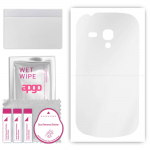 apgo Ultra Clear Protective Skin Sticker for the back compatible with Samsung Galaxy S3 mini i8190, Wrap Film, Hydrogel Film, Flexible, Soft TPU with