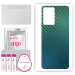 apgo Protective Skin Sticker for the back compatible with OnePlus Nord N20 SE, Wrap Film, Foil, Vinyl - Pattern Carbon Chameleon CAKA1