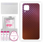apgo skin sticker film foil vinyl for the BACK compatible with Huawei nova 7i, scratch-resistant, easy to install - Carbon Chameleon CAKA5