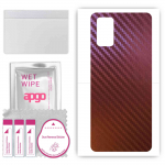apgo skin sticker film foil vinyl for the BACK compatible with Oppo A92, scratch-resistant, easy to install - Carbon Chameleon CAKA5