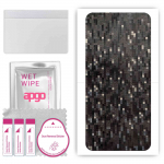 apgo Protective Skin Sticker for the back compatible with Oppo Find X Lamborghini, Wrap Film, Foil, Vinyl - Pattern Carbon Black Pixel