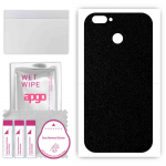 apgo Protective Skin Sticker for the back compatible with Oukitel U22, Wrap Film, Foil, Vinyl - Pattern Matte Black
