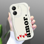 Armas koomiksimustriga kreemja tekstuuriga korpus, lainelise servaga pehme silikoonkaanega telefoni&uuml;mbris Xiaomi Redmi jaoks Redmi 10 valge