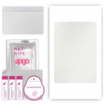apgo Protective Skin Sticker for the back compatible with Apple iPad 2 CDMA, Wrap Film, Foil, Vinyl - Pattern Matte Transparent