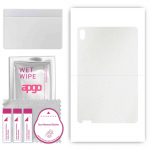 apgo Protective Skin Sticker for the back compatible with Lenovo Pad Plus, Wrap Film, Foil, Vinyl - Pattern Matte Transparent