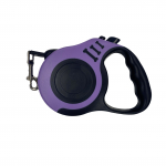 Automaatne kokkut&otilde;mmatav koerarihm, reguleeritav koerakett, lemmikloomade jalutusrihm, plahvatuskindel l&ouml;&ouml;k 3m j&auml;rve sinine v&auml;rv