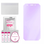 apgo Anti-Blue 9H Hybrid protective glass compatible with Doogee S41 Pro, flexible nano glass, great replacement for tempered glass, scratch-resistant