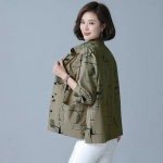 Keskealine mood lahtine suur ema kevadjope Tuulejope Keskealine ja vanaaegne mantel naiste v&auml;lismaises stiilis jope XXXL