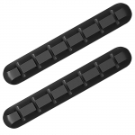 Juhtmehoidja, kaabliklambrid Juhtmehoidik, kaablihaldus USB-kaabli toitejuhtme juhtmeklambrid, 2 komplekti kaablikorderid auto koju ja kontorisse One Size