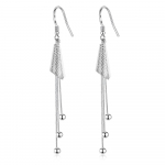 Naiste Korea mood armas elegantne 925 h&otilde;betatud allergiavastane lihtne tuulekella konks rippuvad k&otilde;rvar&otilde;ngad naiste tutiga tuulekell k&otilde;rva ehted j&otilde;ulukink h&otilde;be