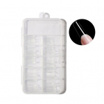 100 tk/karp v&otilde;ltspea vesi, l&uuml;hike tilk T-kujulised k&uuml;&uuml;ned &uuml;mmargused ruudukujulised &uuml;li&otilde;hukesed DIY l&auml;bipaistvad kunstlikud D