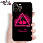 Squid m&auml;ngu telefoni&uuml;mbris Apple iPhone 13 12 11 Pro Mini X XR XS Max 5 5S 6 6S 7 8 Plus SE 2020 vedelas silikoonist musta tagap&otilde;hja jaoks 11