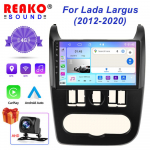 Android 2 Din Raadio Auto Multimeedia Autoradio Renault Logan 1 Sandero Dacia Duster 2009 - 2015 jaoks Carplay Multimeedia GPS Navigatsioon 6+128+AHD must