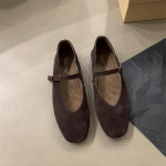 Mary Jane Ballet Flats naiste kingad Suvised ehtsast nahast mustad libisemiskingad naistele Kvaliteetsed naiste magusad kingad 38