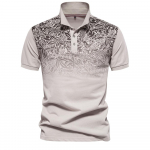 Meeste vabaaja tr&uuml;kiga s&auml;rk 3-n&ouml;&ouml;bilise kraega l&uuml;hikeste varrukatega hingav Henley s&auml;rk meestele suveks pehme mugav lahtise l&otilde;ikega s&auml;rk t&ouml;&ouml;peoks pullover-top 2XL