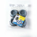 Pesumasina alus Universaalne fikseeritud jalaaluse mati kinnitus Automaatne rullik libisemisvastane p&otilde;rutusvastane padja k&otilde;rge jalapadja kronstein opp bag (4 packs)