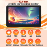 Kaasaskantav 10,1-tolline Android-auto peatoe monitor auto intelligentse s&uuml;steemiga videopleier Auto BT/HDMI/WIFI/FM 2G+32G jaoks