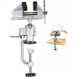 Lauakruvi kinnituspingi kruustang Puidut&ouml;&ouml;tlemiskruus koos alasiga 360&deg; p&ouml;&ouml;rlev kruustang t&ouml;&ouml;laua jaoks lauaklambri kruustang, l&otilde;iketoru, puurimine, metallit&ouml;&ouml;tlemine A