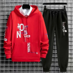 Meeste pullover ja vabaaja p&uuml;kste &uuml;likond kevadkapuutsiga spordir&otilde;ivad kooli trendi kampsun, kost&uuml;&uuml;m, spordi&uuml;likond XXXXL punane