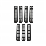 ABS autov&otilde;re katte kaunistuskleebised Jeep Wrangler TJ 1997-2006 auto v&auml;listarvikutele, must